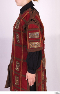 Photos Woman in medieval Servant suit 2 18th century black…
